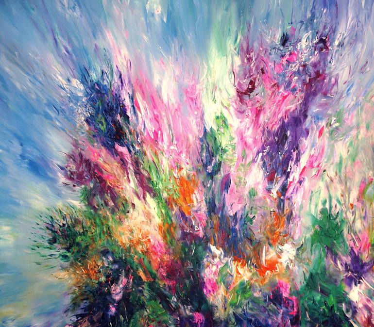 Original Abstract Painting by Peter Nottrott