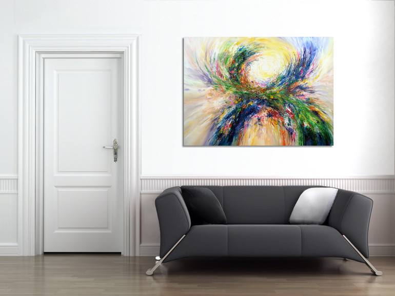 Original Modern Abstract Painting by Peter Nottrott