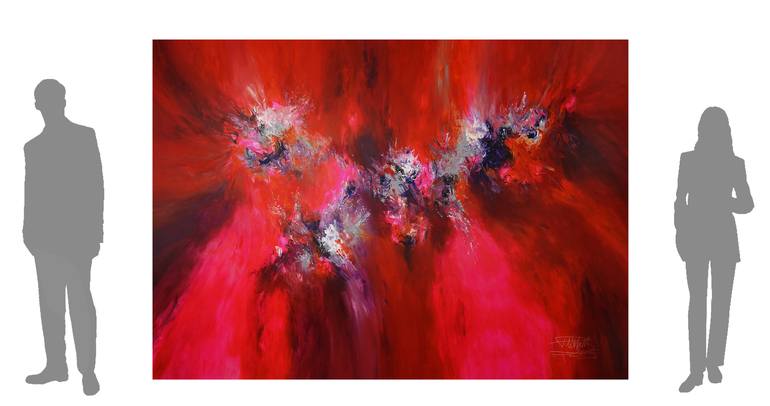 Original Abstract Painting by Peter Nottrott