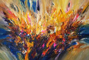 Original Abstract Expressionism Abstract Paintings by Peter Nottrott