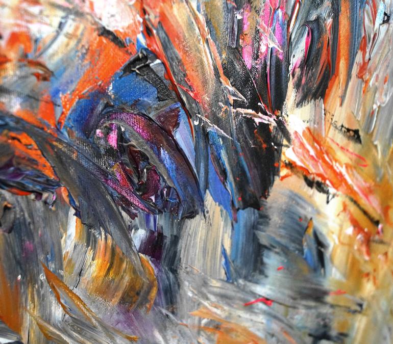 Original Abstract Expressionism Abstract Painting by Peter Nottrott