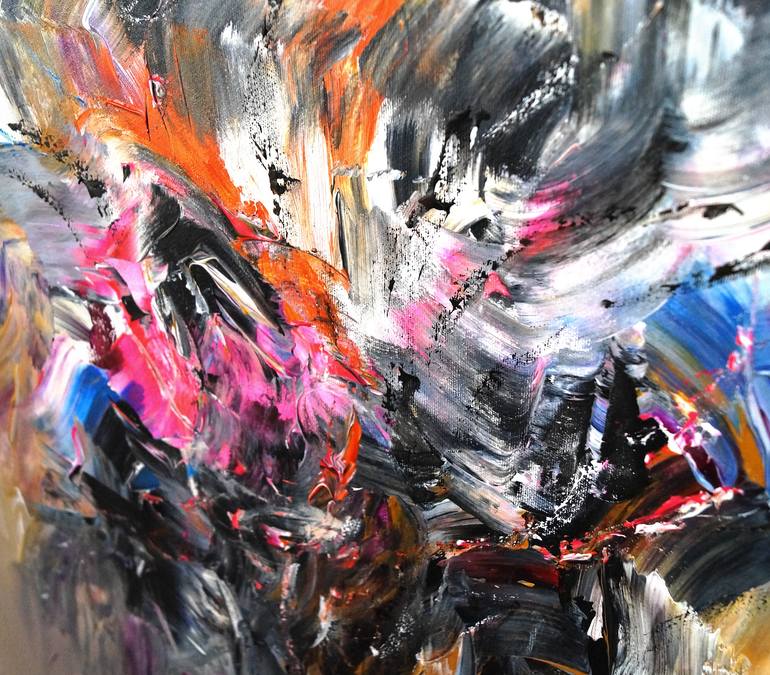 Original Abstract Expressionism Abstract Painting by Peter Nottrott