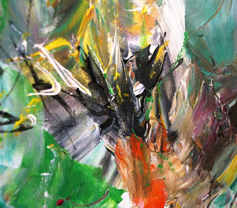 Original Abstract Expressionism Abstract Painting by Peter Nottrott