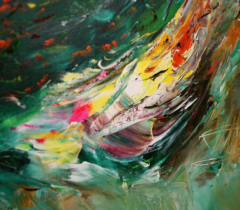 Original Abstract Expressionism Abstract Painting by Peter Nottrott