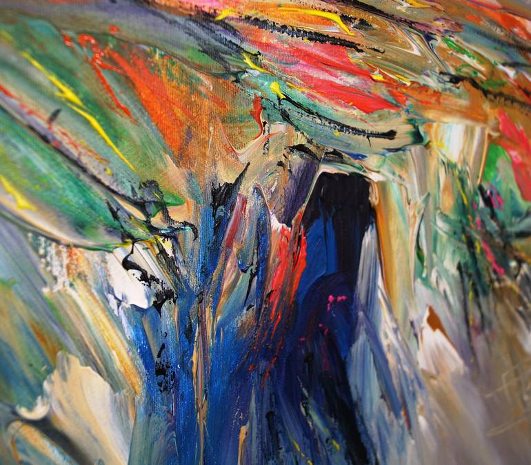 Original Abstract Expressionism Abstract Painting by Peter Nottrott