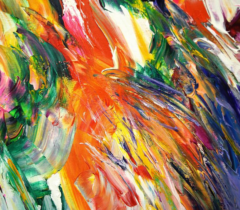 Original Abstract Expressionism Abstract Painting by Peter Nottrott