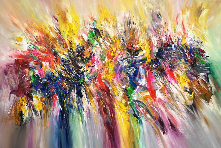 Color Symphony XL 2 Painting by Peter Nottrott | Saatchi Art