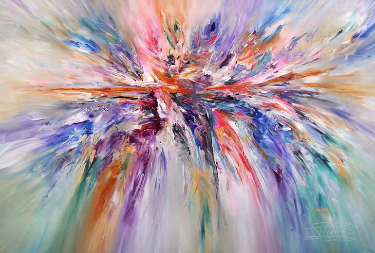 Original Abstract Expressionism Abstract Paintings by Peter Nottrott