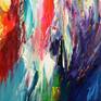 Colorful abstract painting
