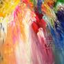 Large abstract painting. Original abstract expressionism art.
47.2 " width x 33.5" height x 1.5" depth.
(120 cm Breite x 85 cm Höhe x 3,8 cm Keilrahmenstärke)
Original colorful painting.
Modern abstract artwork.
It was painted with professional acrylic paint on canvas. Stretched on a wooden frame. The sides are painted too.
I always offer exclusive my original paintings, handmade, signed and dated on the front by myself...Peter Nottrott