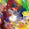 Large abstract painting. Original abstract expressionism art.
47.2 " width x 33.5" height x 1.5" depth.
(120 cm Breite x 85 cm Höhe x 3,8 cm Keilrahmenstärke)
Original colorful painting.
Modern abstract artwork.
It was painted with professional acrylic paint on canvas. Stretched on a wooden frame. The sides are painted too.
I always offer exclusive my original paintings, handmade, signed and dated on the front by myself...Peter Nottrott