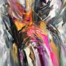 Large abstract painting. Original abstract expressionism art.
61.0 " width x 41.3" height x 1.5" depth.
(155 cm Breite x 105 cm Höhe x 3,8 cm Keilrahmenstärke)
Original painting.
Modern abstract artwork. Black, White, Anthracite, Pink, Magenta.
It was painted with professional acrylic paint on canvas. Stretched on a wooden frame. The sides are painted too.
I always offer exclusive my original paintings, handmade, signed and dated on the front by myself...Peter Nottrott