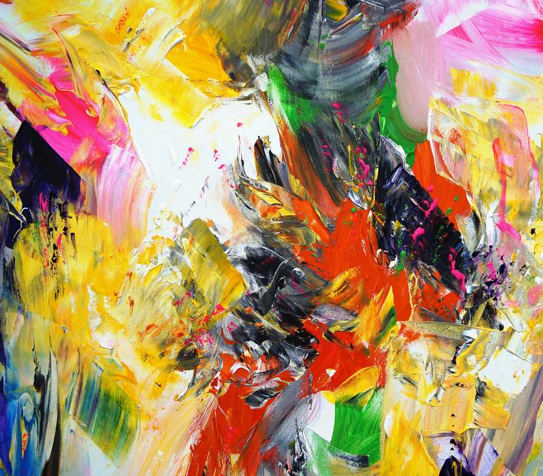 Original Abstract Expressionism Abstract Painting by Peter Nottrott