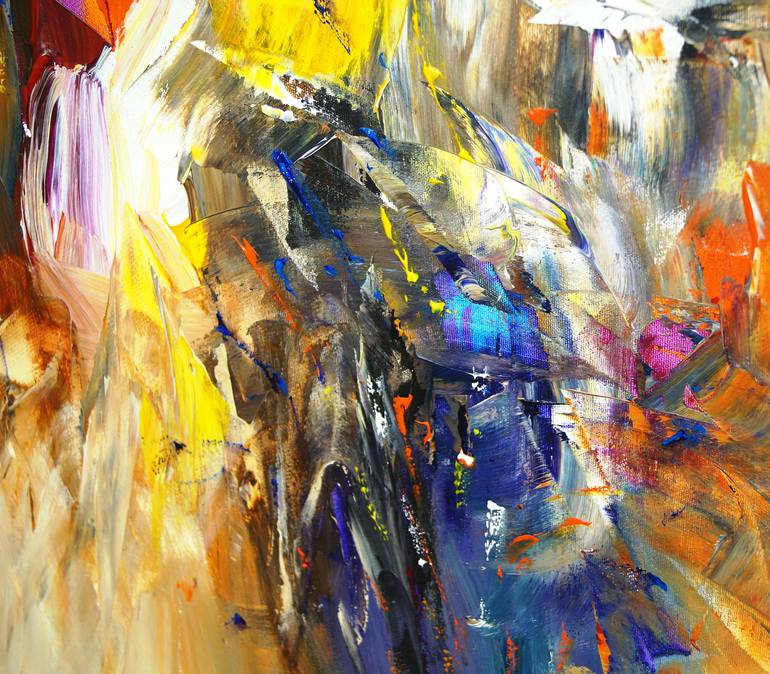 Original Abstract Expressionism Abstract Painting by Peter Nottrott