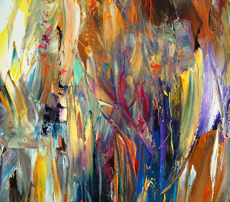 Original Modernism Abstract Painting by Peter Nottrott