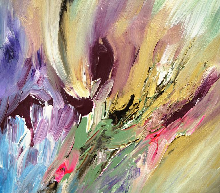 Original Abstract Expressionism Abstract Painting by Peter Nottrott