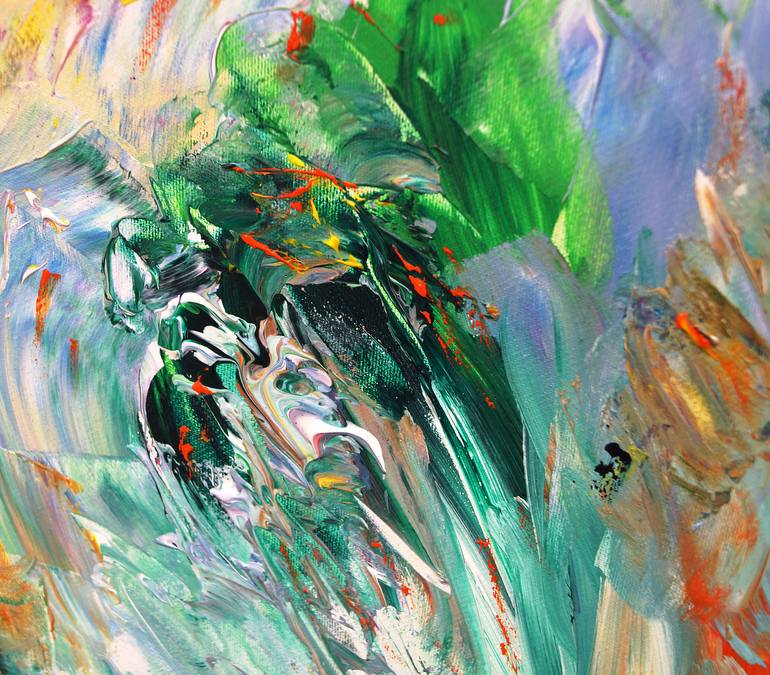 Original Abstract Expressionism Abstract Painting by Peter Nottrott