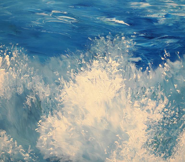 Original Abstract Expressionism Seascape Painting by Peter Nottrott