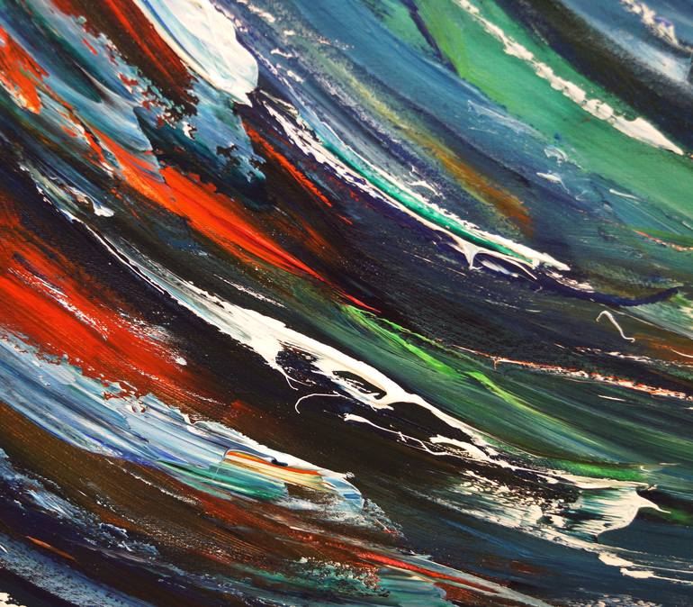 Original Abstract Expressionism Seascape Painting by Peter Nottrott