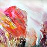 Large abstract painting. Original abstract expressionism art.
49.2" height x 37.4" width x 1.5" depth.
(125 cm Höhe x 95 cm Breite x 3,8 cm Keilrahmenstärke)
Original painting.
Orange, yellow, blue, green, white, brown colours.
Modern abstract artwork.
It was painted with professional acrylic paint on canvas. Stretched on a wooden frame. The sides are painted too.
I always offer exclusive my original paintings, handmade, signed and dated on the front by myself...Peter Nottrott
