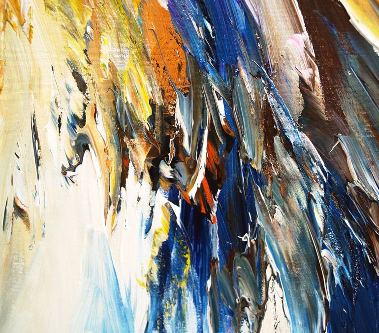 Original Abstract Expressionism Abstract Painting by Peter Nottrott