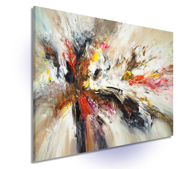 Original Abstract Expressionism Abstract Painting by Peter Nottrott