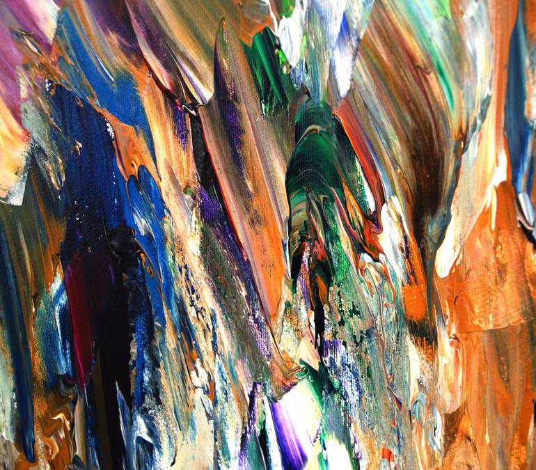 Original Abstract Expressionism Abstract Painting by Peter Nottrott