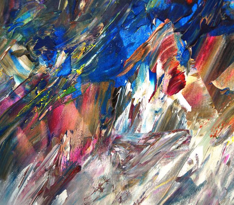 Original Abstract Expressionism Abstract Painting by Peter Nottrott