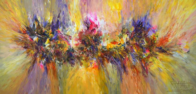 Original Abstract Expressionism Abstract Paintings by Peter Nottrott