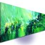 Slim large abstract painting. Original abstract expressionism art.
78.8" width x 25.6" height x 1.5" depth.
(200 cm Breite x 65 cm Höhe x 3,8 cm Keilrahmenstärke)
Green abstract artwork.
It was painted with professional acrylic paint on canvas. Stretched on a wooden frame. The sides are painted, so the painting is ready to hang. You get a certification of authenticity.
I always offer exclusive my original paintings, handmade, signed and dated on the front by myself...Peter Nottrott