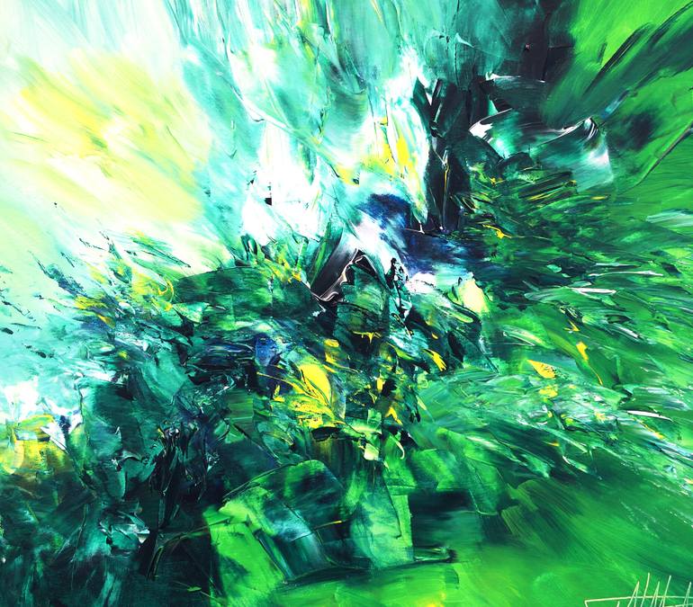 Original Abstract Expressionism Abstract Painting by Peter Nottrott