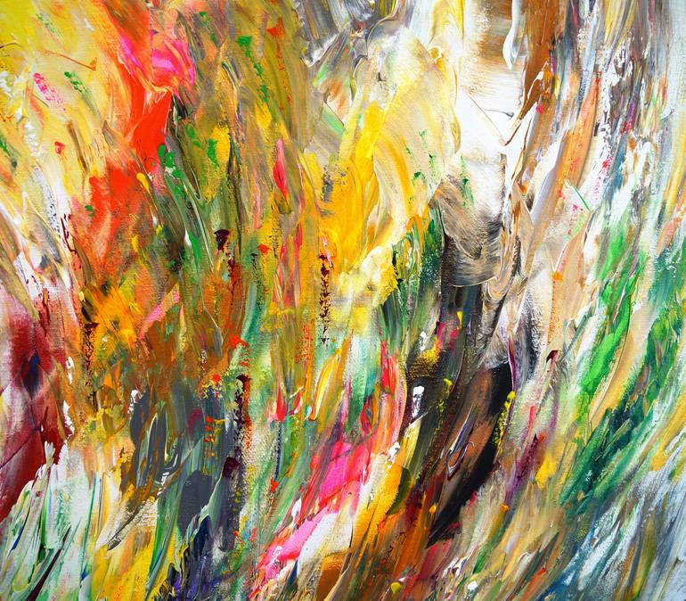 Original Abstract Expressionism Abstract Painting by Peter Nottrott