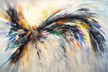 Black And White Wings XXXL 1, very large painting (unstretched) thumb