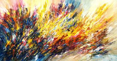 Original Abstract Expressionism Abstract Paintings by Peter Nottrott