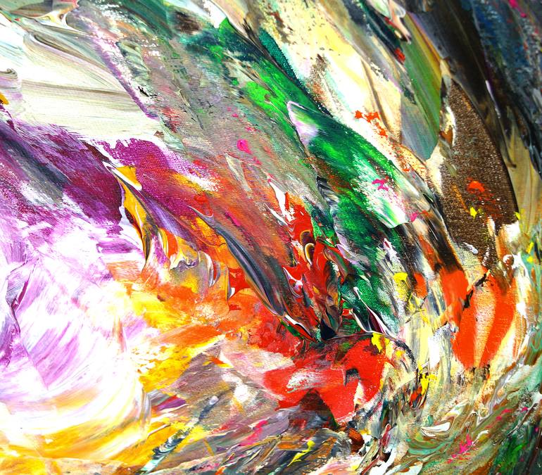Original Abstract Expressionism Abstract Painting by Peter Nottrott