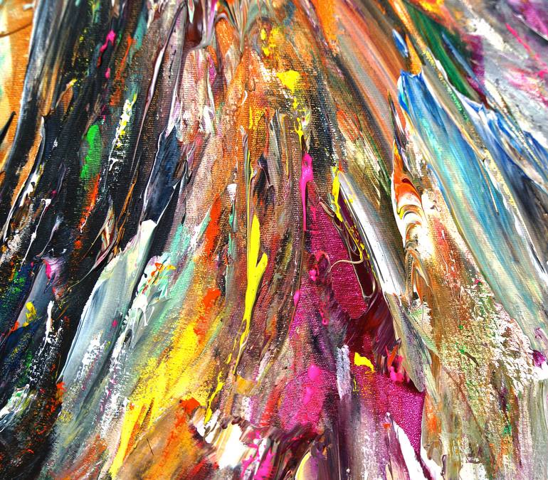 Original Abstract Expressionism Abstract Painting by Peter Nottrott