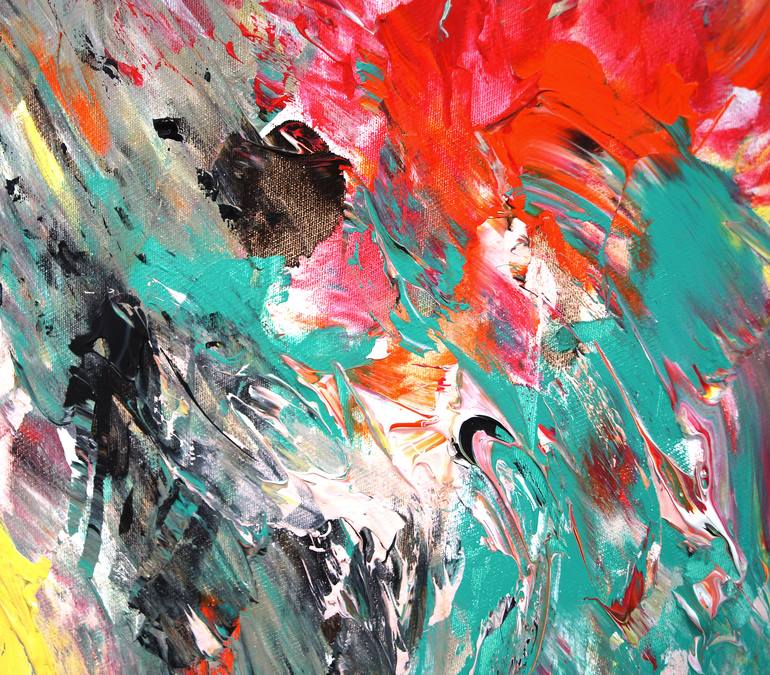 Original Abstract Expressionism Abstract Painting by Peter Nottrott