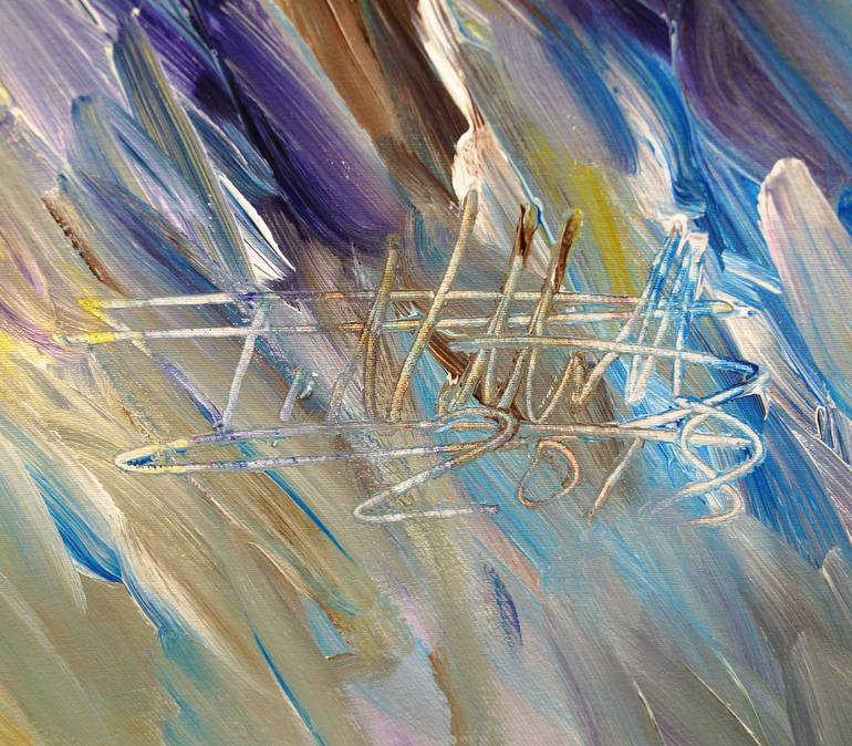 Original Abstract Expressionism Sailboat Painting by Peter Nottrott