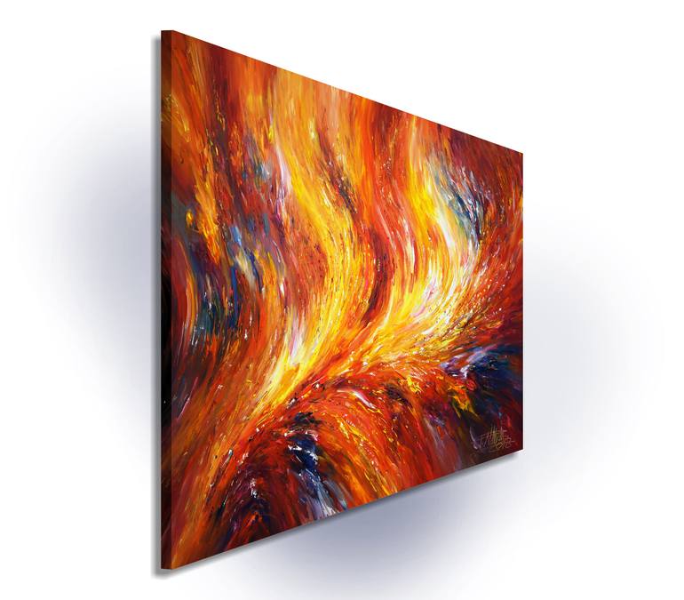 Original Abstract Expressionism Abstract Painting by Peter Nottrott