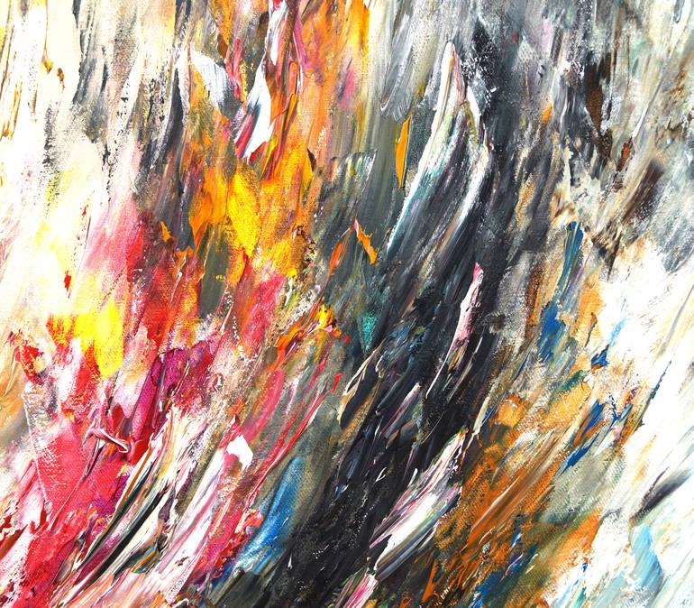 Original Abstract Expressionism Abstract Painting by Peter Nottrott