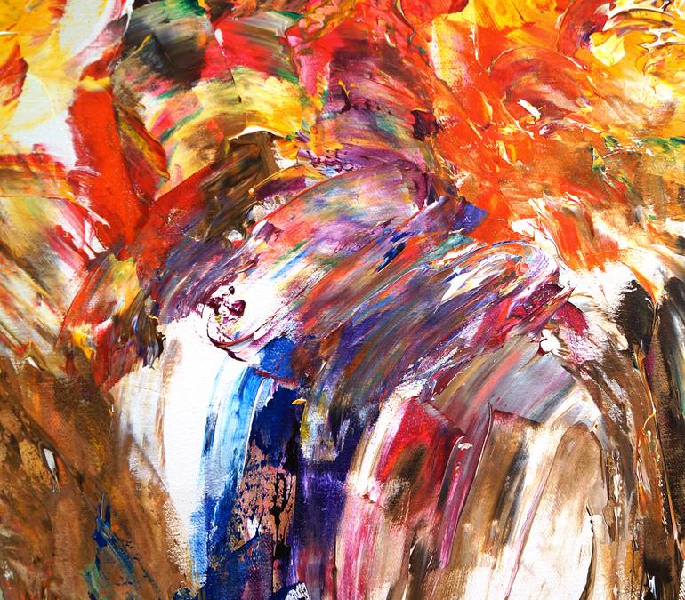 Original Abstract Expressionism Abstract Painting by Peter Nottrott