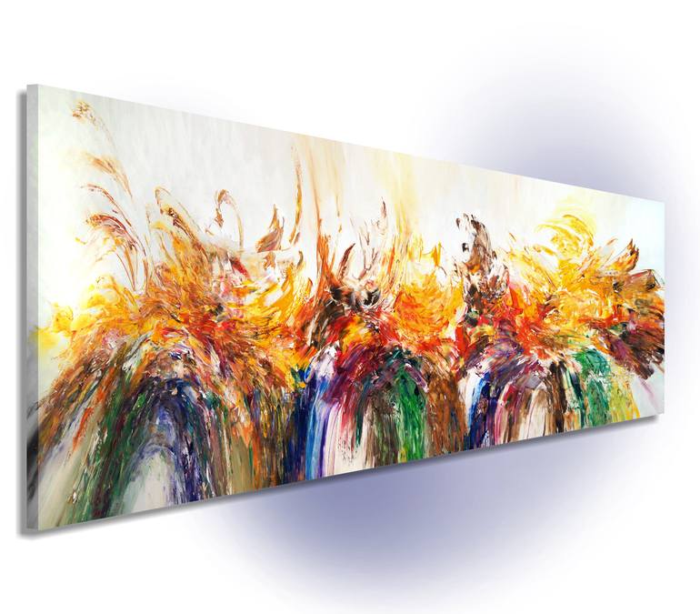 Original Abstract Expressionism Abstract Painting by Peter Nottrott