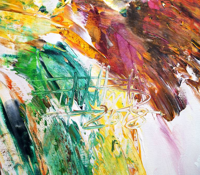 Original Abstract Expressionism Abstract Painting by Peter Nottrott