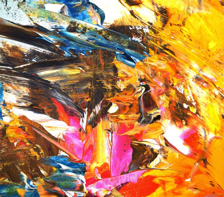 Original Abstract Expressionism Abstract Painting by Peter Nottrott