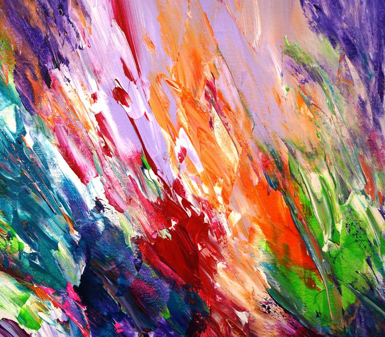 Original Abstract Expressionism Abstract Painting by Peter Nottrott
