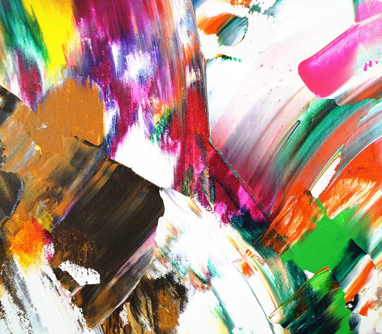 Original Abstract Expressionism Abstract Painting by Peter Nottrott