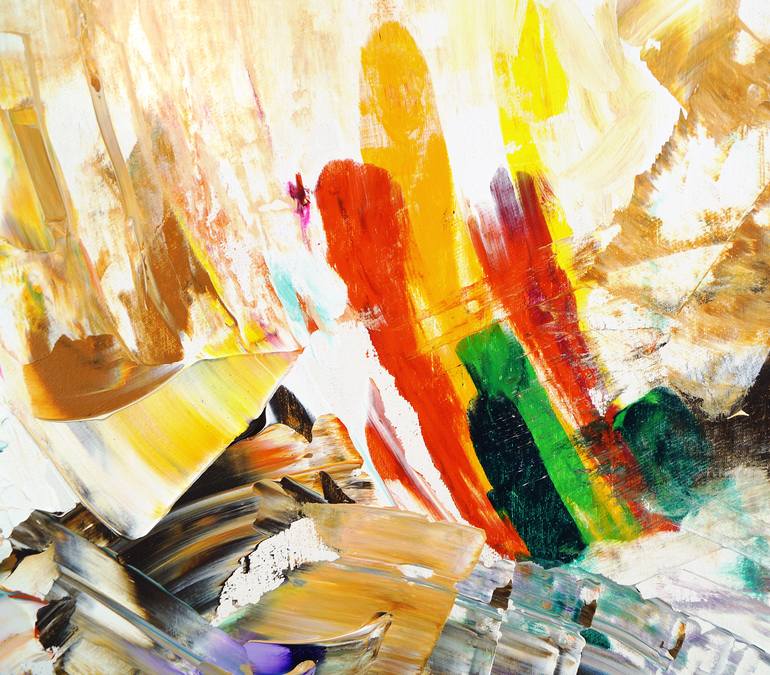 Original Abstract Expressionism Abstract Painting by Peter Nottrott