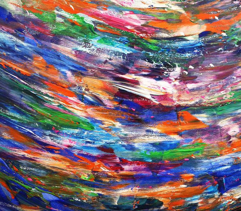 Original Abstract Expressionism Abstract Painting by Peter Nottrott