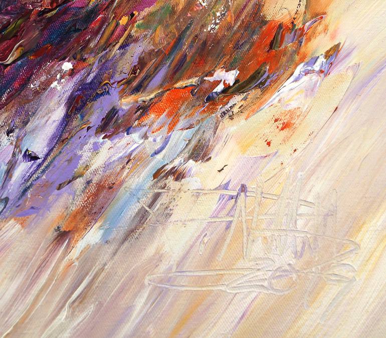 Original Abstract Expressionism Abstract Painting by Peter Nottrott