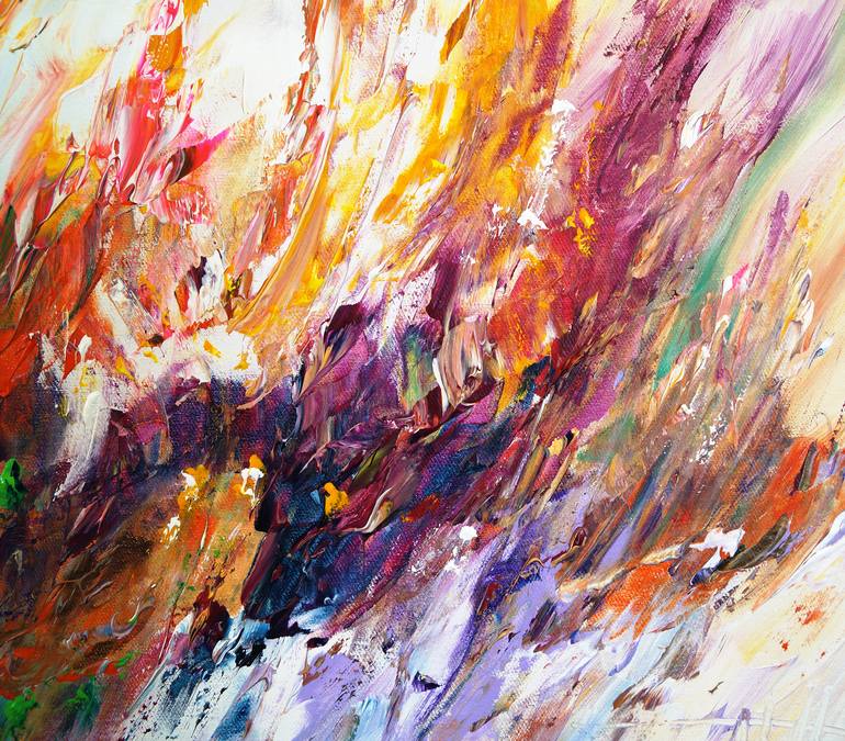 Original Abstract Expressionism Abstract Painting by Peter Nottrott